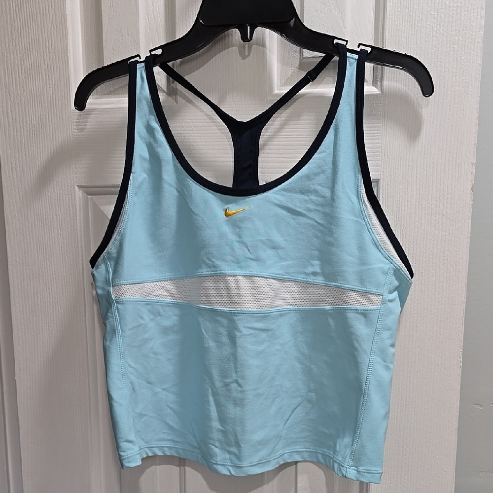 Nike Light Blue Workout Tank Woman's Size XL